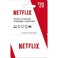 Netflix Gift Card $20 USA Netflix Gift Card $20 USA